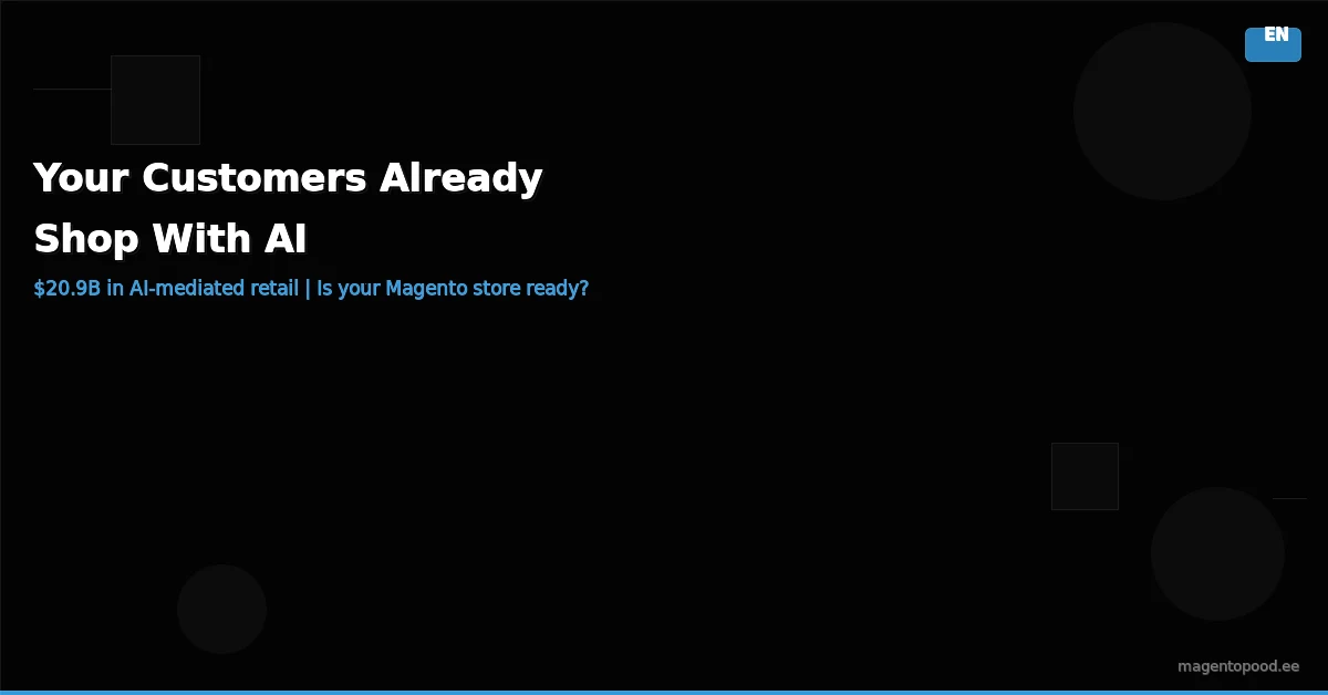 AI shopping agents Magento 2026 banner