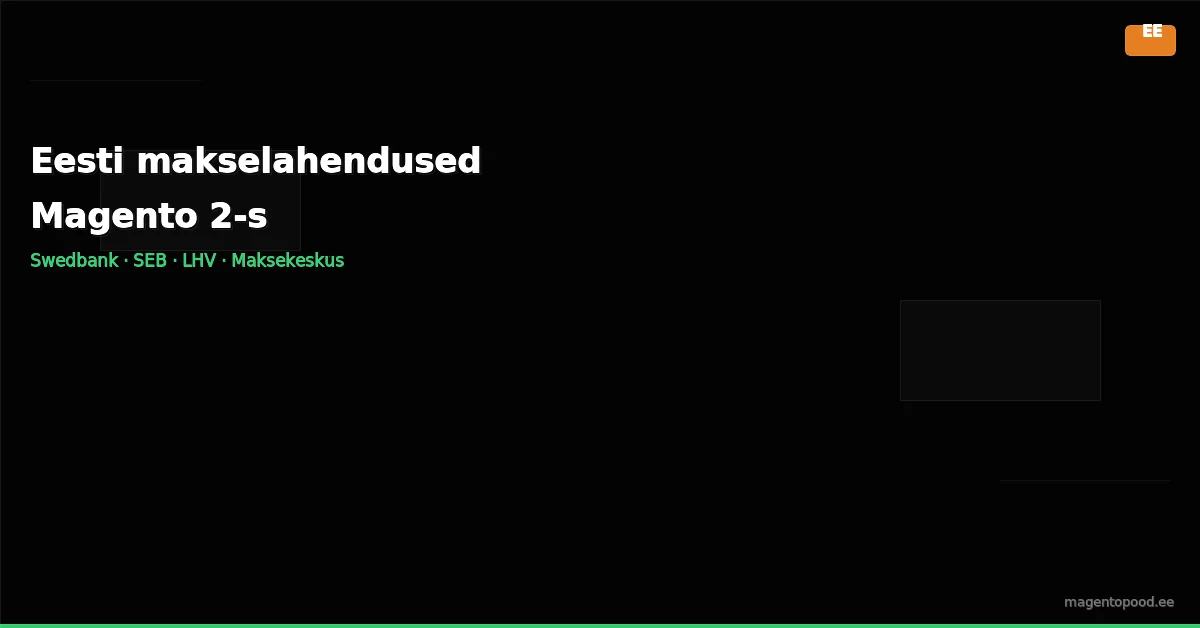 Eesti makselahendused banner