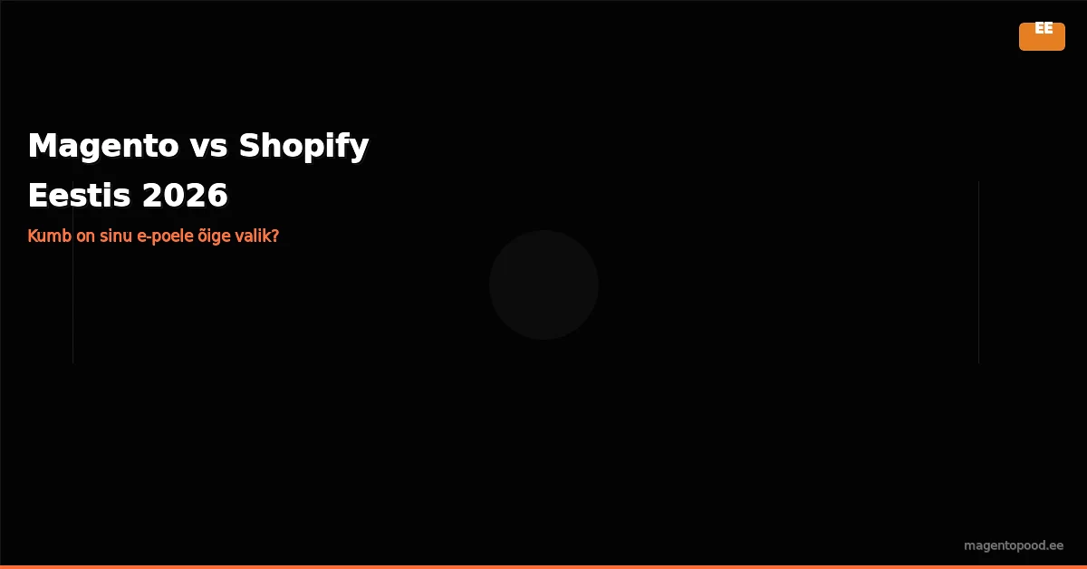 Magento vs Shopify Eestis banner